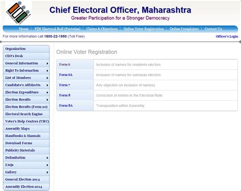 voter id registration online maharashtra